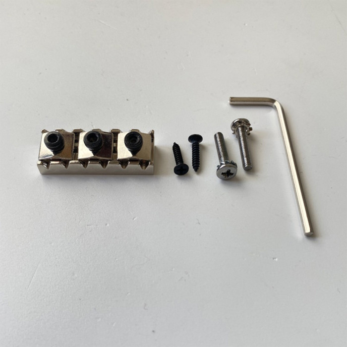 6 Strings Locking Nut BR3 Floyd Chrome