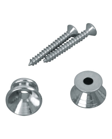 Bottoni per tracolla cromati Set 2pcs