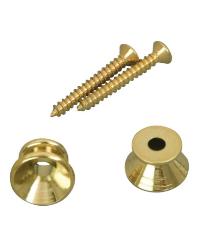 Bottoni per tracolla dorati Set 2pcs