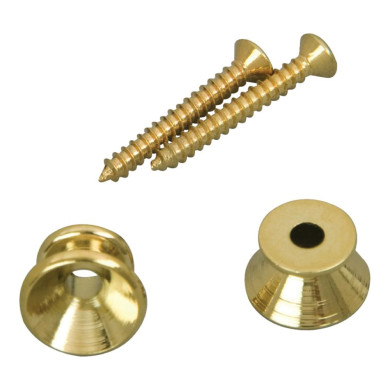 Bottoni per tracolla dorati Set 2pcs