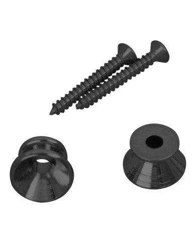 Bottoni per tracolla neri Set 2pcs