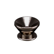 Bottoni Tracolla 14,0mm Black Chrome Set 2pcs