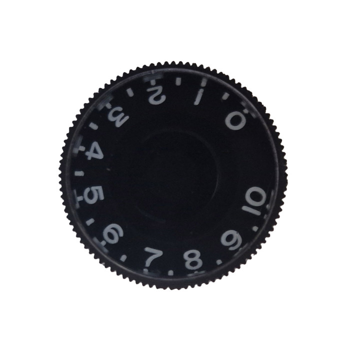 Cylindrical Control Knob Black