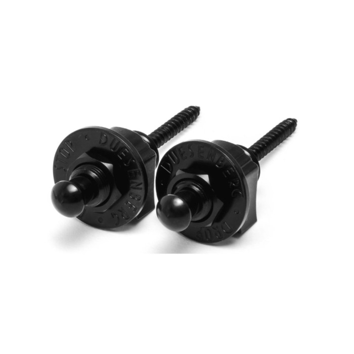 Drop Stop Strap Pin System Set Black