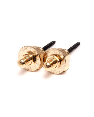 Drop Stop Strap Pin System Set Gold
