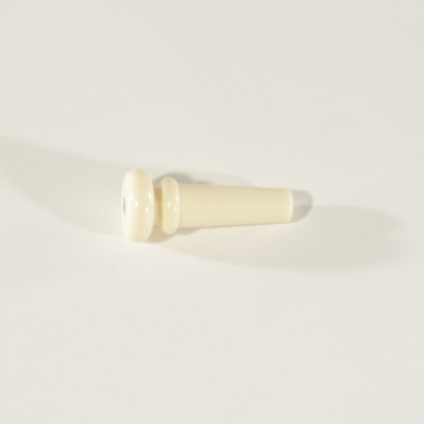 End pin bulk avorio con dot abalone