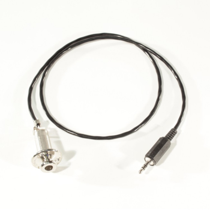 End pin jack bulk cromato con cavo