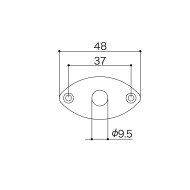 Jack Cover Black Chrome