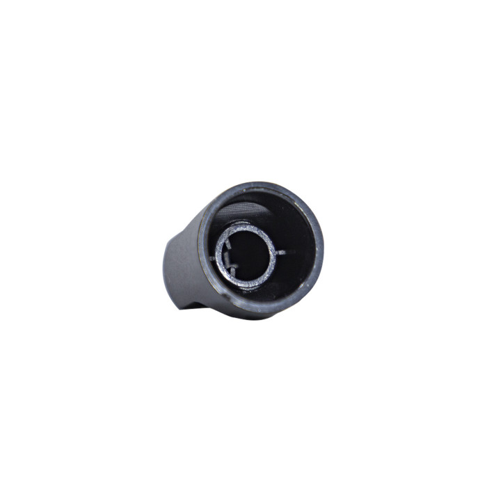 Knob 16x16mm Black 180 Pointer White Gnome, I e I