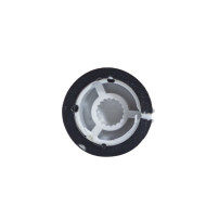 Knob 19x15 mm Black with White Gnome CAB 2-8-4 e 1