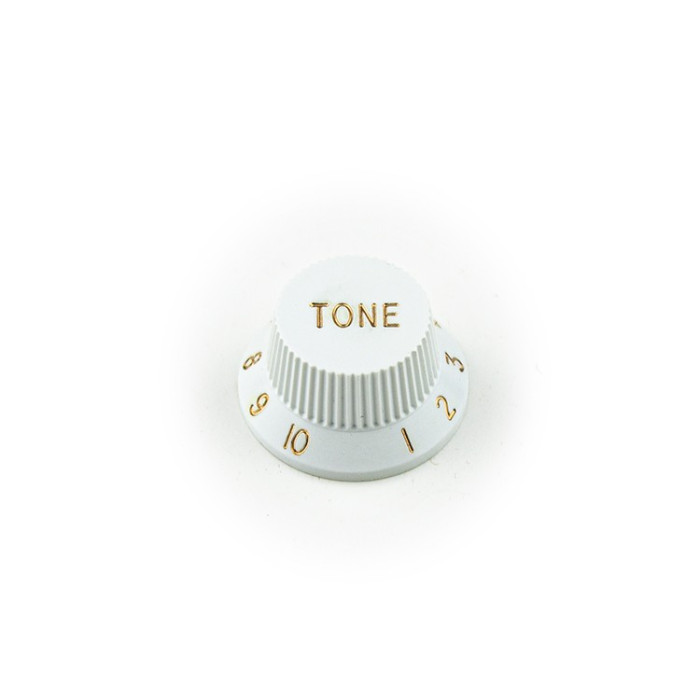 Manopola plastica bianca Pot Tono Solid-Shaft
