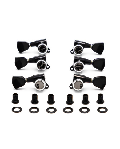 Meccaniche Locking 3L+3R Black