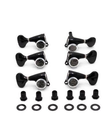 Meccaniche Locking 3L+3R Black