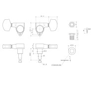 Meccaniche Standard 3L+3R Gold