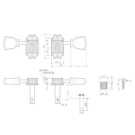 Meccaniche Standard 3L+3R Nickel