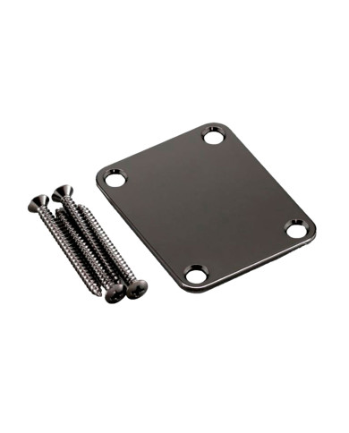 Neck Plate Black Chrome