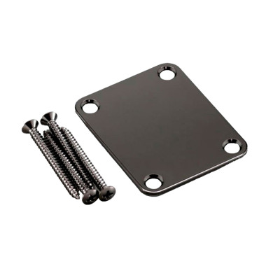 Neck Plate Black Chrome