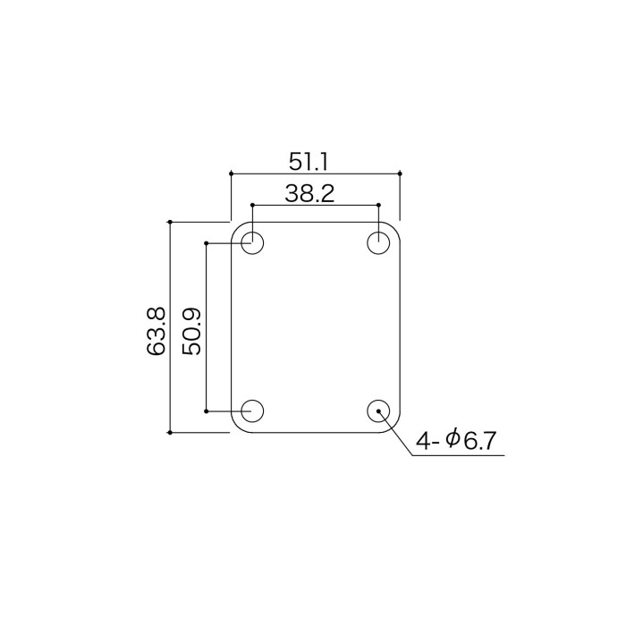 Neck Plate Chrome