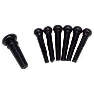 Piroli neri per ponte con end pin Set 7pcs