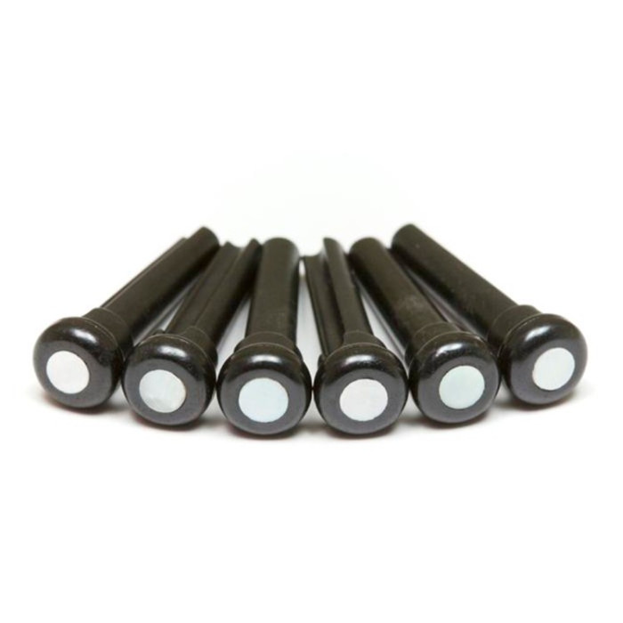 Piroli Presentation Black/Mother of Pearl Dot 4mm