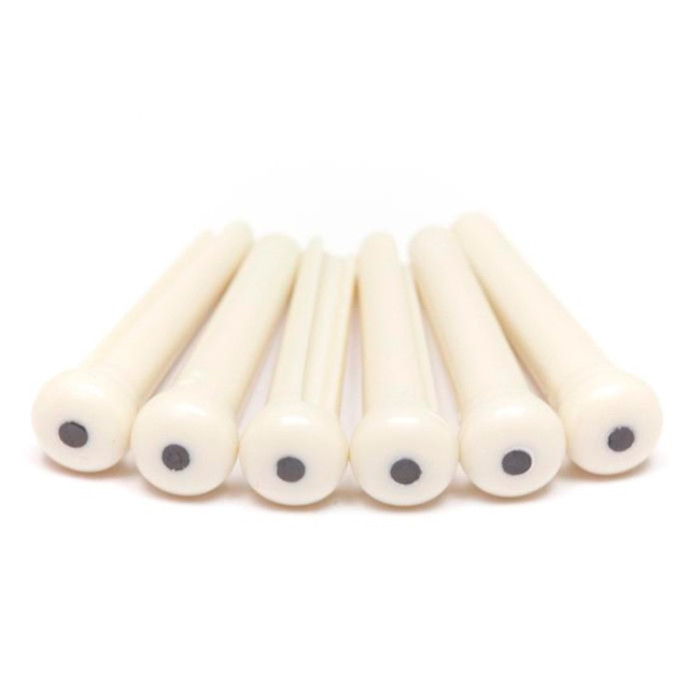 Piroli Traditional White/Black Dot 2mm 6pcs