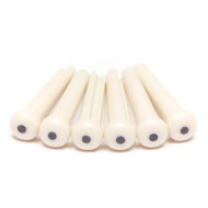 Piroli Traditional White/Black Dot 2mm 6pcs