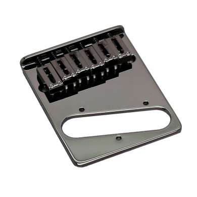 Ponte Fisso Tele Style 6 Corde Black Chrome