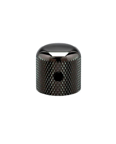 Potentiometer Knob 18mm Black Chrome
