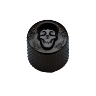 Potentiometer Knob 19mm Skull Black