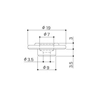String Retainer 3,5mm Basso Black