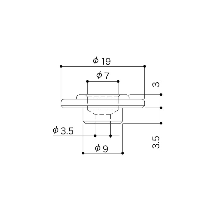 String Retainer 3,5mm Basso Gold