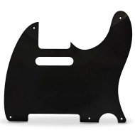 Pickguard 52 Tele Style 1ply 5 hole black