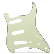 Pickguard Strat Style 3ply 11 hole mint green