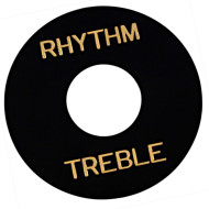 Plastic toggle ring Rhythm/Treble black