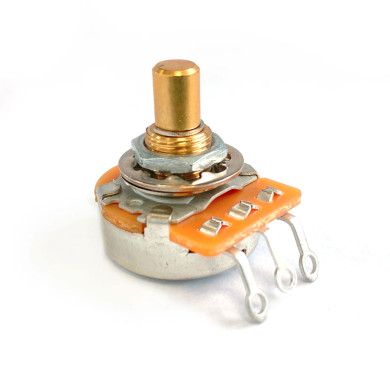 Potentiometer 250K linear solid shaft short