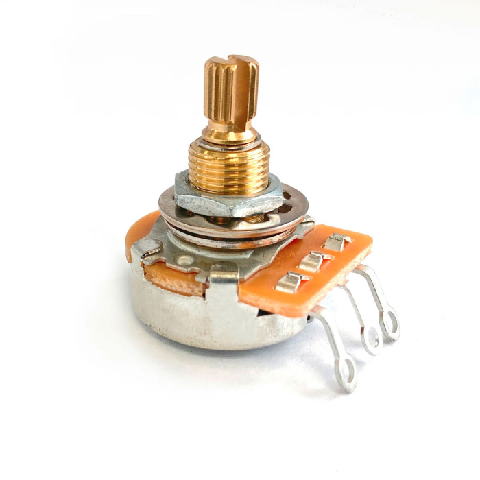 Potentiometer 500K linear split shaft medium