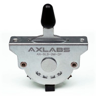 Toggle switch 3way 2 pole nickel